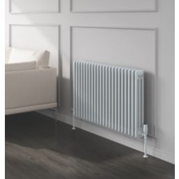 Reina 500mm x 1010mm 2753BTU White Horizontal 2 Column Radiator