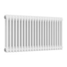 Reina 500mm x 1010mm 2753BTU White Horizontal 2 Column Radiator
