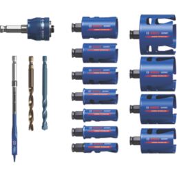 Bosch Expert 11-Saw Multi-Material Holesaw Set