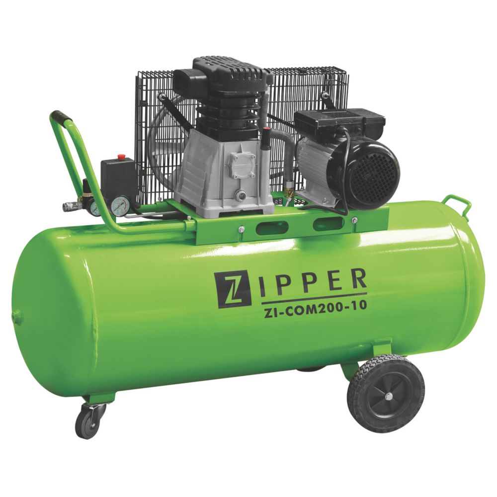 Zipper ZI-COM200-10 200Ltr Brushless Electric Professional Belt Drive Air Compressor 230V - 1