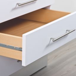 Essentials Steel Self-Closing Ball Bearing Drawer Runners 350mm 2 Pack