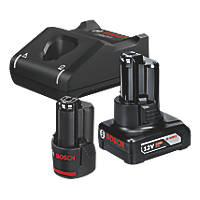Bosch Professional 12V 2.0 / 4.0Ah Li-Ion Coolpack Batteries & Charger