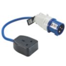 Defender 16-13A 2P+E Fly Lead Converter 230V