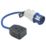 Defender 16-13A 2P+E Fly Lead Converter 230V