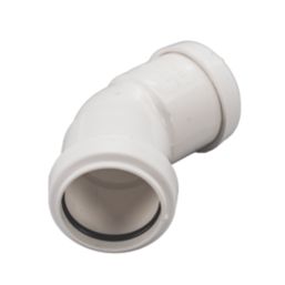 FloPlast Push-Fit Obtuse Bend White 135 (45)° 32mm