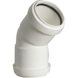 FloPlast Push-Fit Obtuse Bend White 135 (45)° 32mm