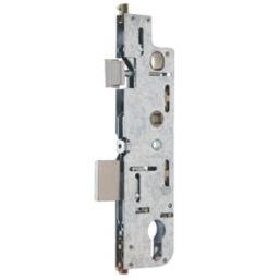 Yale Doormaster  Silver Gearbox Latch & Deadbolt 50mm Case - 35mm Backset