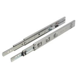 Essentials Zinc-Plated Soft-Close Ball Bearing Drawer Slides 350mm 2 Pack