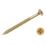 TurboGold  PZ Double-Countersunk  Multipurpose Screws 6mm x 80mm 100 Pack
