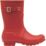 Hunter Original Short Size 7 Womens Red Non Safety Wellies