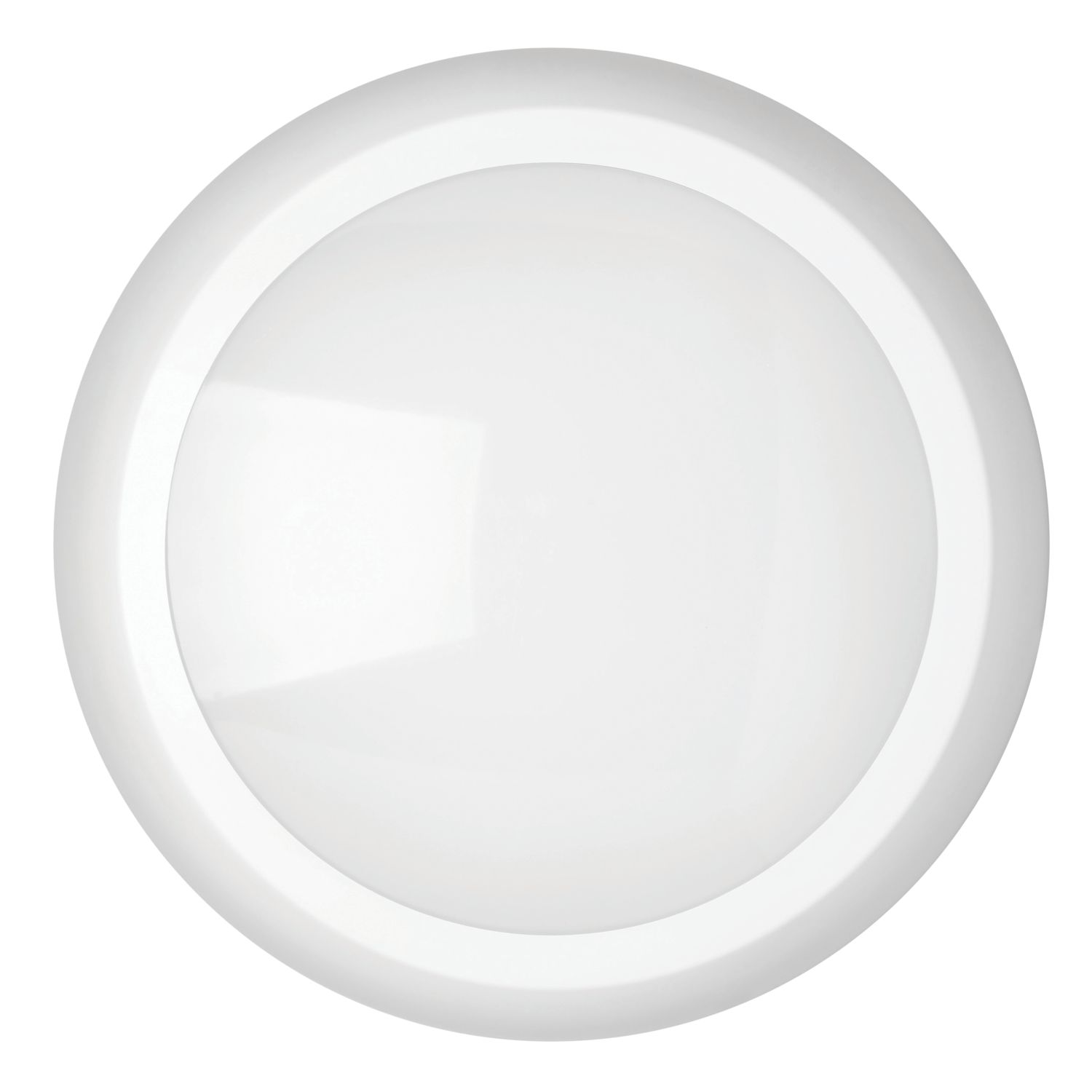 Robus Golf Express Modular Indoor & Outdoor Maintained or Non-Maintained Emergency Round LED Bulkhead Light With Microwave Sensor White 10-18W 1200...