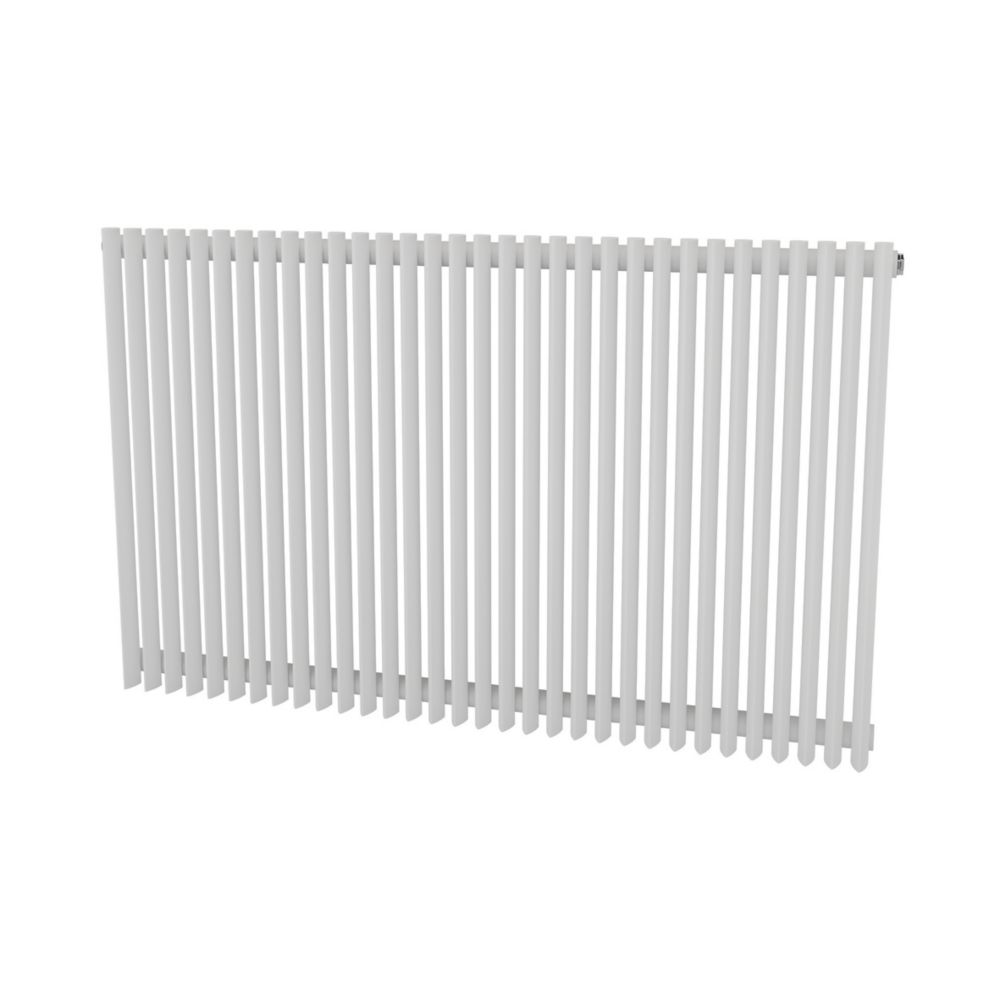 Ximax 600mm x 960mm 3041BTU White Horizontal Designer Radiator Screwfix
