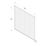 Forest Flat Double-Slatted  Fence Panels Natural Timber 6' x 6' Pack of 4