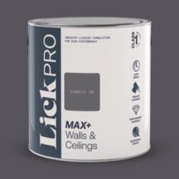 LickPro Max+ 2.5Ltr Purple 10 Matt Emulsion  Paint