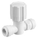 Flomasta  Plastic Push-Fit Stop Cock 15mm