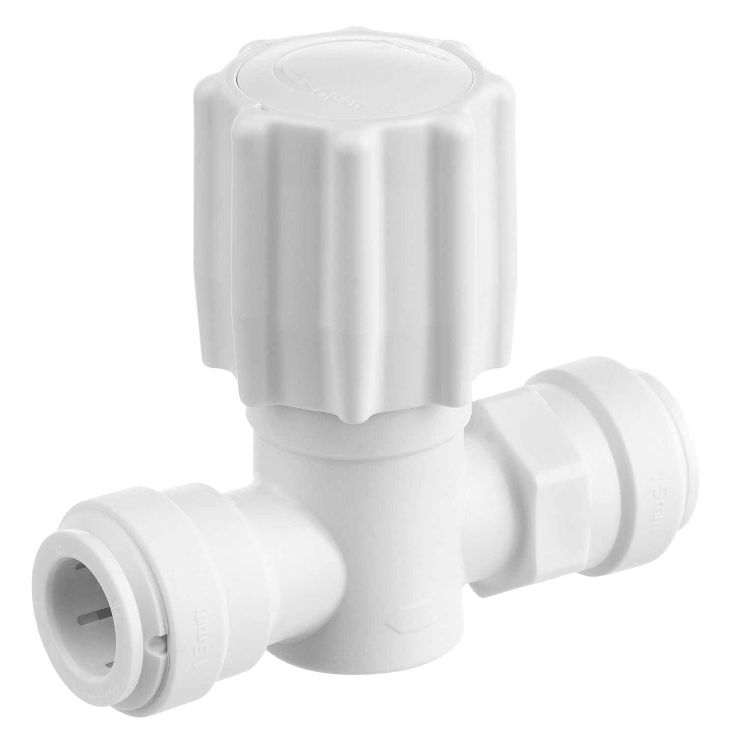Flomasta Plastic Push-Fit Stop Cock 15mm (137KR)