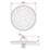 Ideal Standard Alu+ Fixed Rain Shower Head Silver 260mm