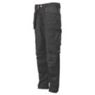Scruffs Trade Flex Holster Womens Work Trousers Black Size 14 30" L