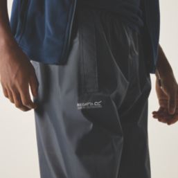 Regatta Stormbreak Waterproof  Overtrousers Navy 3X Large 51.5" W 32" L