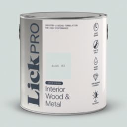 LickPro 2.5Ltr Blue 03 Satin Water-Based Trim Paint