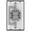 British General Evolve 45A 2-Gang 2-Pole Cooker Switch Black with LED