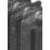 Terma Oxford 3-Column Cast Iron Radiator 710mm x 606mm Raw Metal 3416BTU
