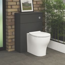 Newland  Floorstanding Toilet Unit Midnight Mist Matt 600mm x 260mm x 850mm