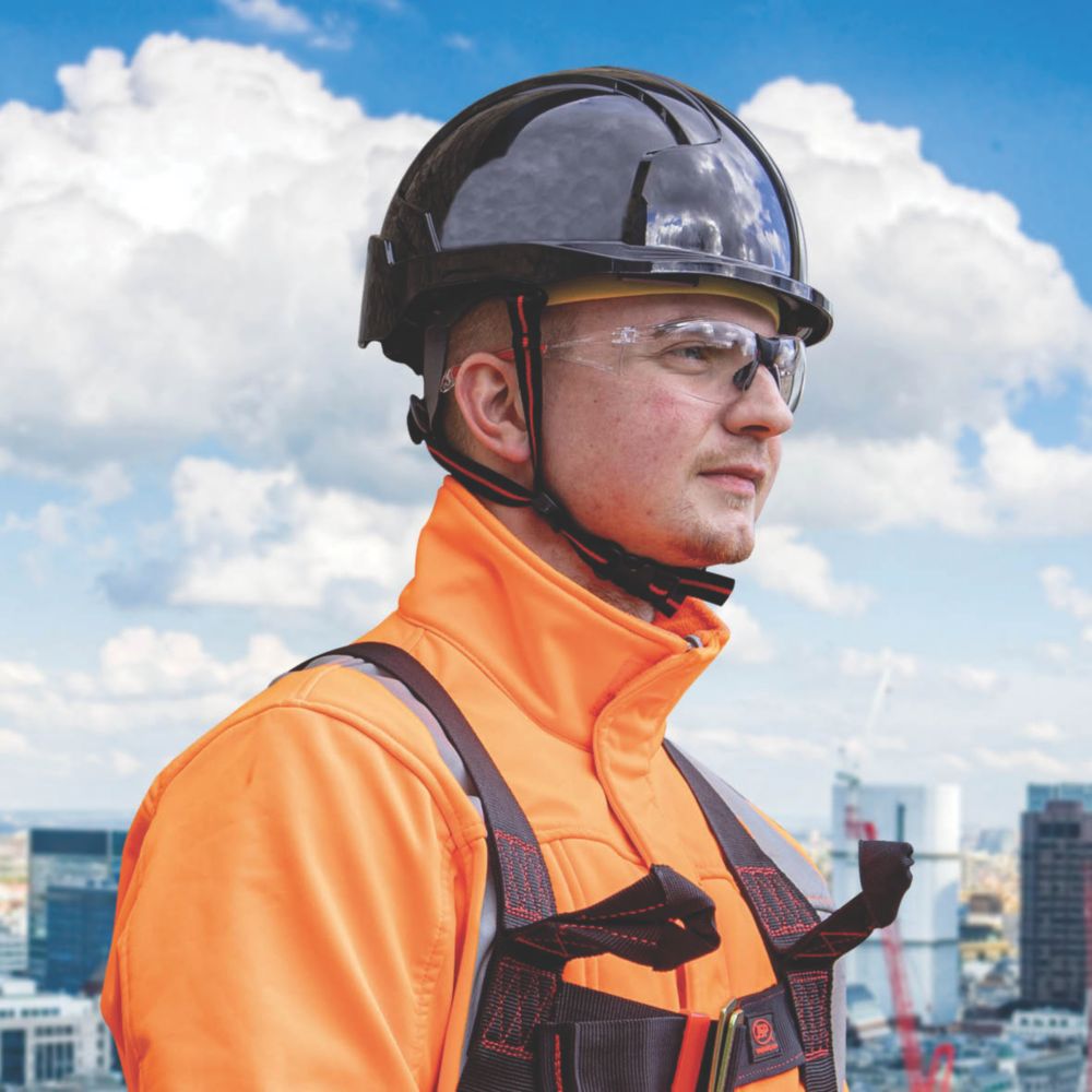 JSP EVOLite Skyworker Working at Height Helmet Black Screwfix