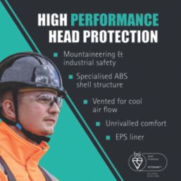 JSP EVOLite Skyworker Working at Height Helmet Black