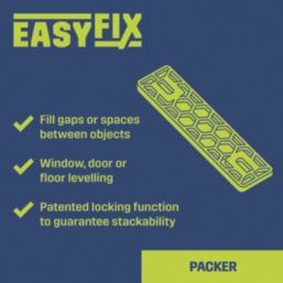 Easyfix Glazing Packer Shims Medium 225 Pieces