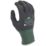 MCR Safety Greenknight General Handling Gloves Grey/Black Large 1 Pair