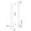 Flomasta  1800mm x 288mm 2133BTU Silver Vertical Designer Radiator