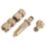 Brass Hose Fitting Set 4 Pcs