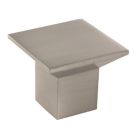 Siro  Square Cabinet Knob Satin Nickel 36mm