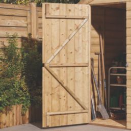 Rowlinson  6' x 7' 6" (Nominal) Apex Shiplap Timber Shed