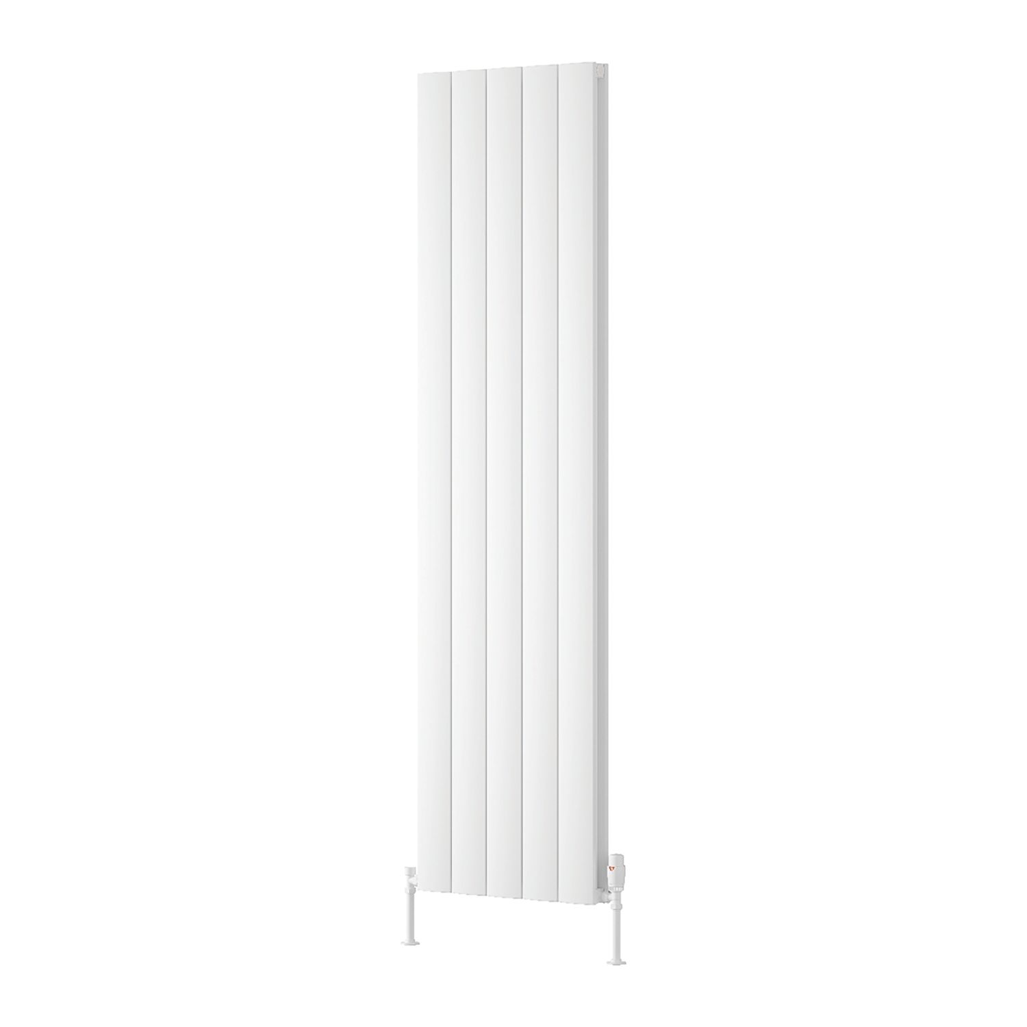 Reina Loco Double 1800mm x 470mm 5121BTU White Vertical Designer Radiator (138EE)