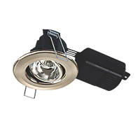 Collingwood H4 Adjustable  Fire Rated LED Downlight Brushed Steel 8.5W 700lm