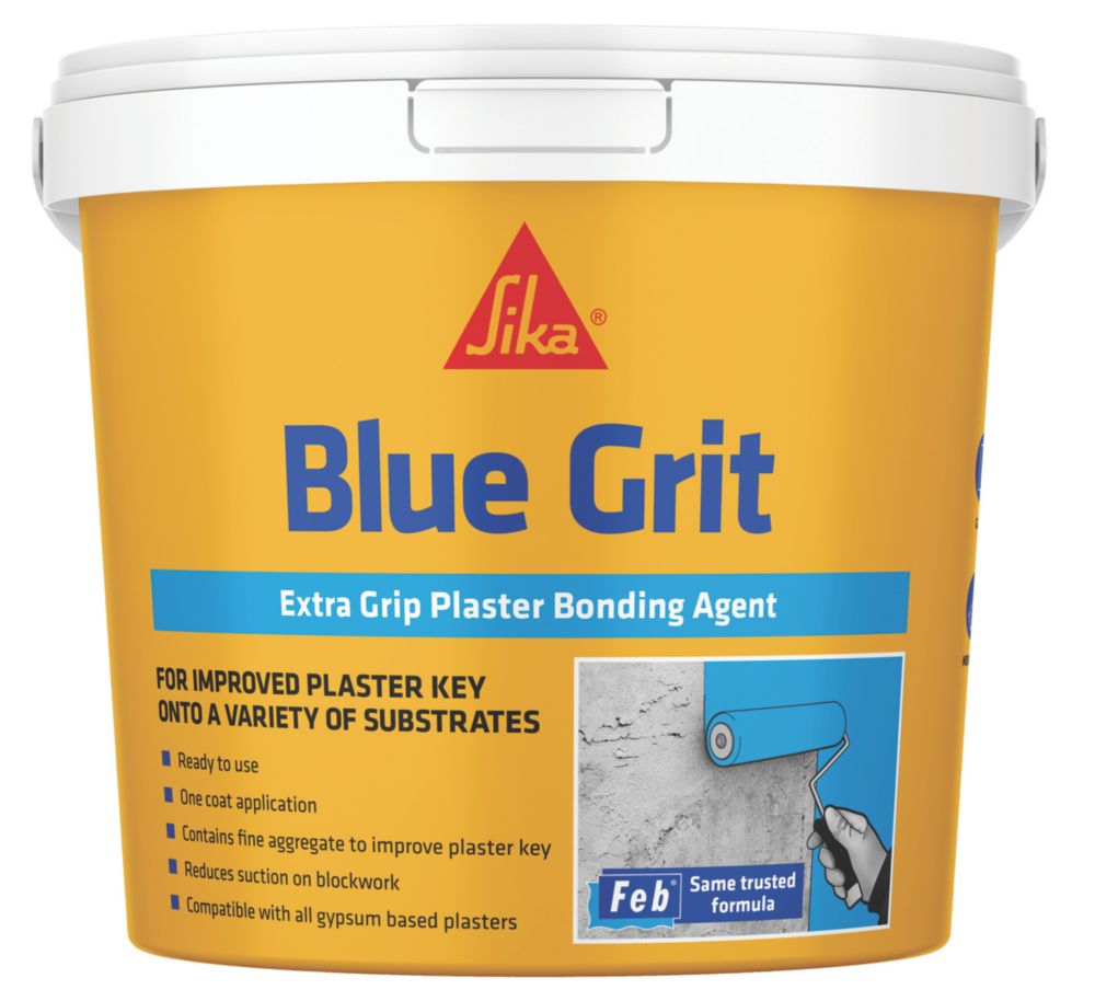 Feb Febond Grit Primer Blue 10Ltr Screwfix