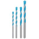 Bosch Expert Straight Shank Multi-Material Drill Bits 4 Piece Set