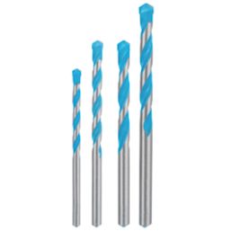 Bosch Expert Straight Shank Multi-Material Drill Bits 4 Piece Set