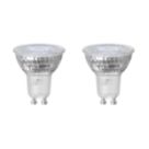 Sylvania ToLEDo  GU10 LED Light Bulb Clear 360lm 3.7W 2 Pack
