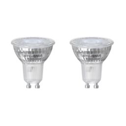 Sylvania ToLEDo  GU10 LED Light Bulb Clear 360lm 3.7W 2 Pack