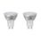 Sylvania ToLEDo  GU10 LED Light Bulb Clear 360lm 3.7W 2 Pack