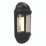 4lite  Outdoor LED IP65 Wall Lantern With PIR Sensor Black 8W 400lm