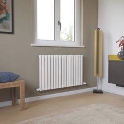 Ximax Fortuna 600mm x 990mm 2604BTU White Horizontal Designer Radiator