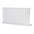 Ximax Fortuna 600mm x 990mm 2604BTU White Horizontal Designer Radiator