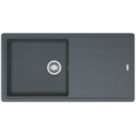 Franke Titan 1 Bowl Composite Kitchen Sink Graphite Reversible 970mm x 500mm