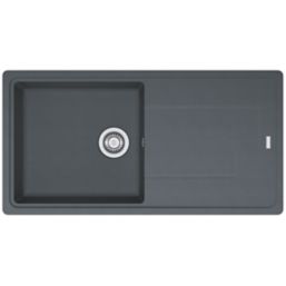 Franke Titan 1 Bowl Composite Kitchen Sink Graphite Reversible 970mm x 500mm