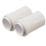 Deta TTE Male Conduit Adaptors 20mm White 2 Pack