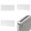 Flomasta 500mm x 1100mm 4312BTU White Type 21 Convector Radiator